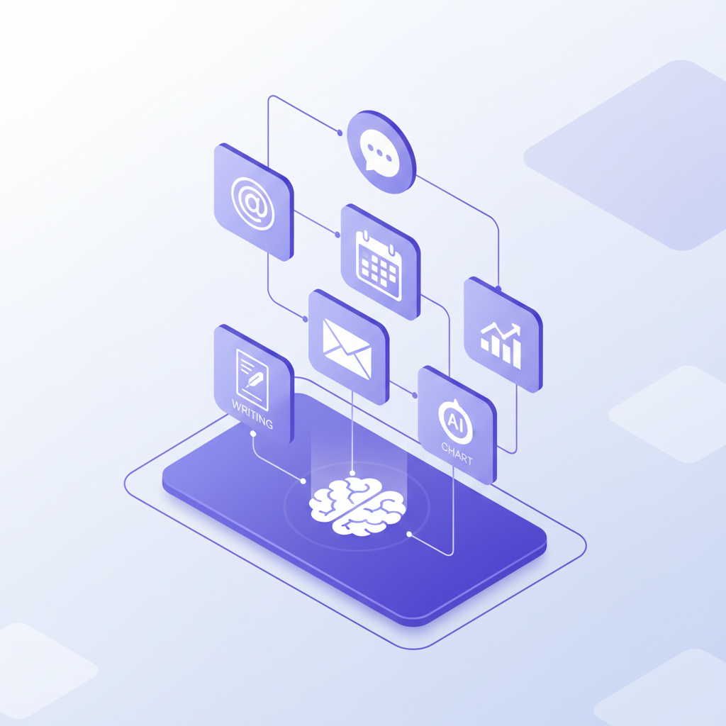 Multiple AI tools stacked together showing combined savings