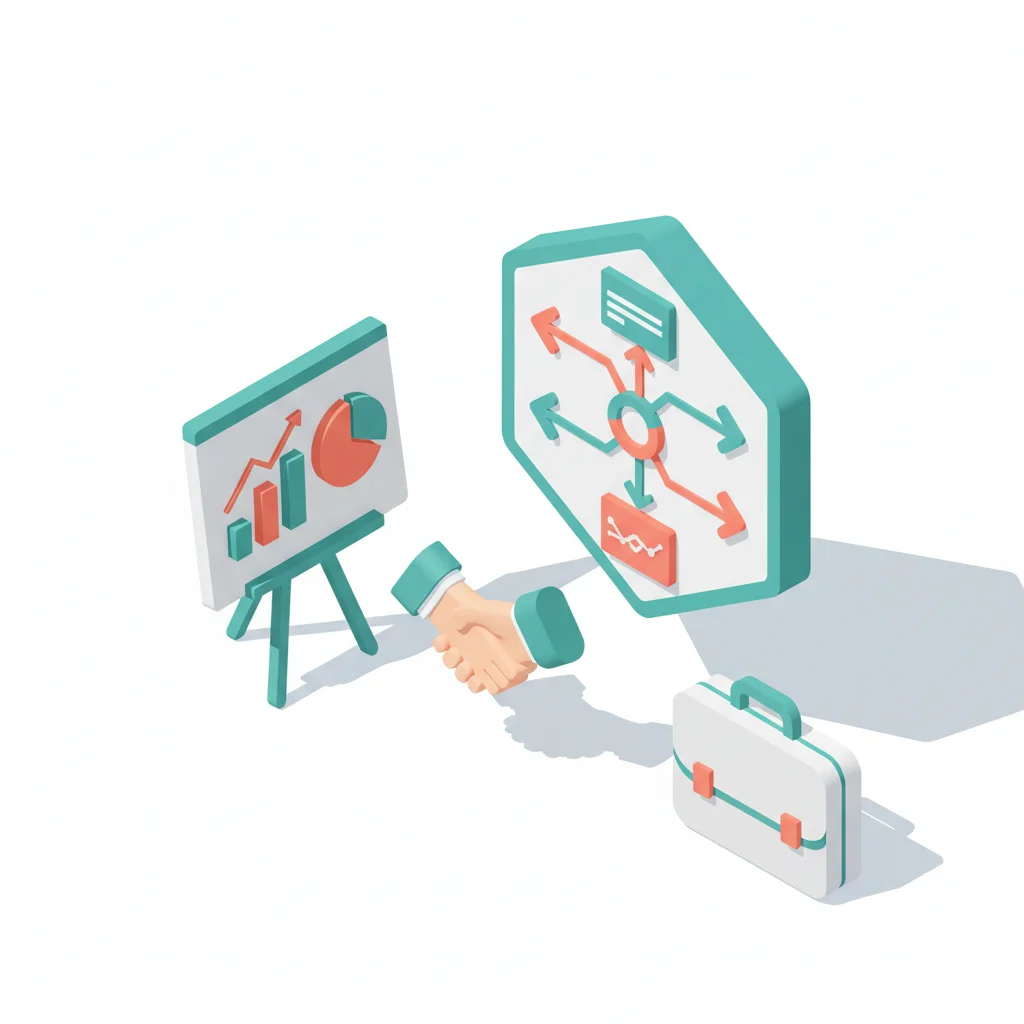 Consulting AI automation illustration