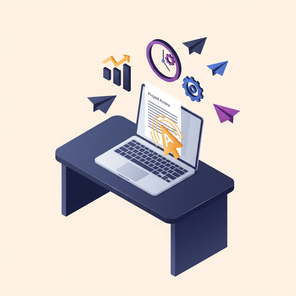 Content Writing automation illustration