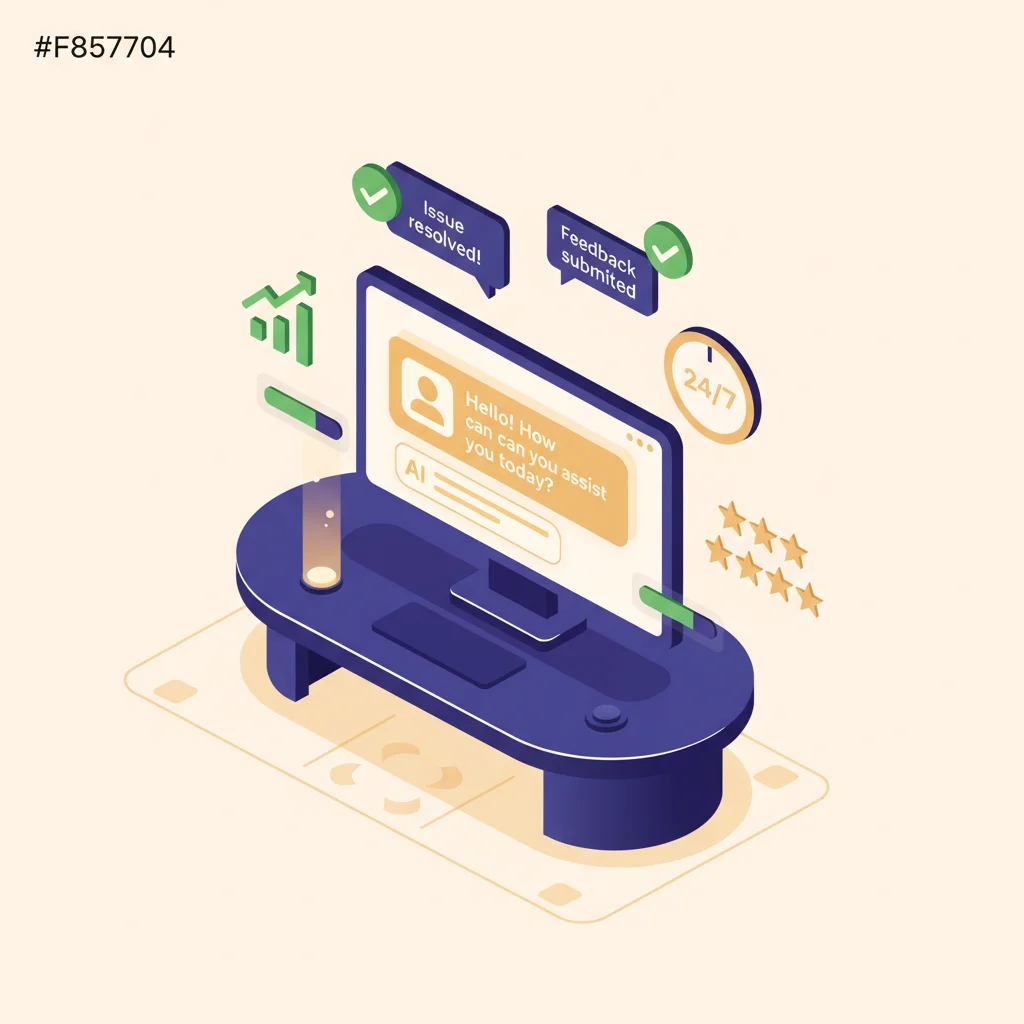 Customer Service automation illustration