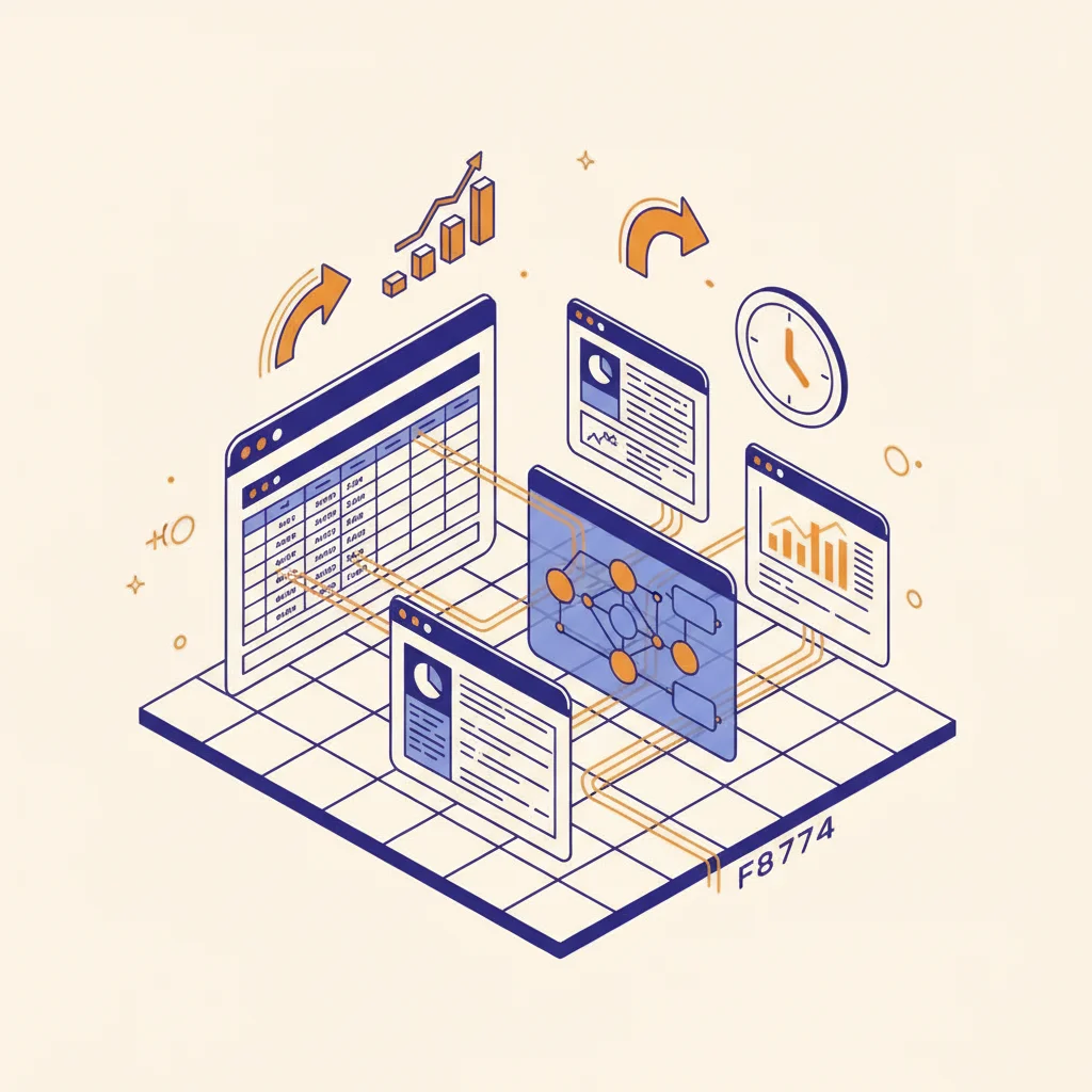 Data Entry automation illustration