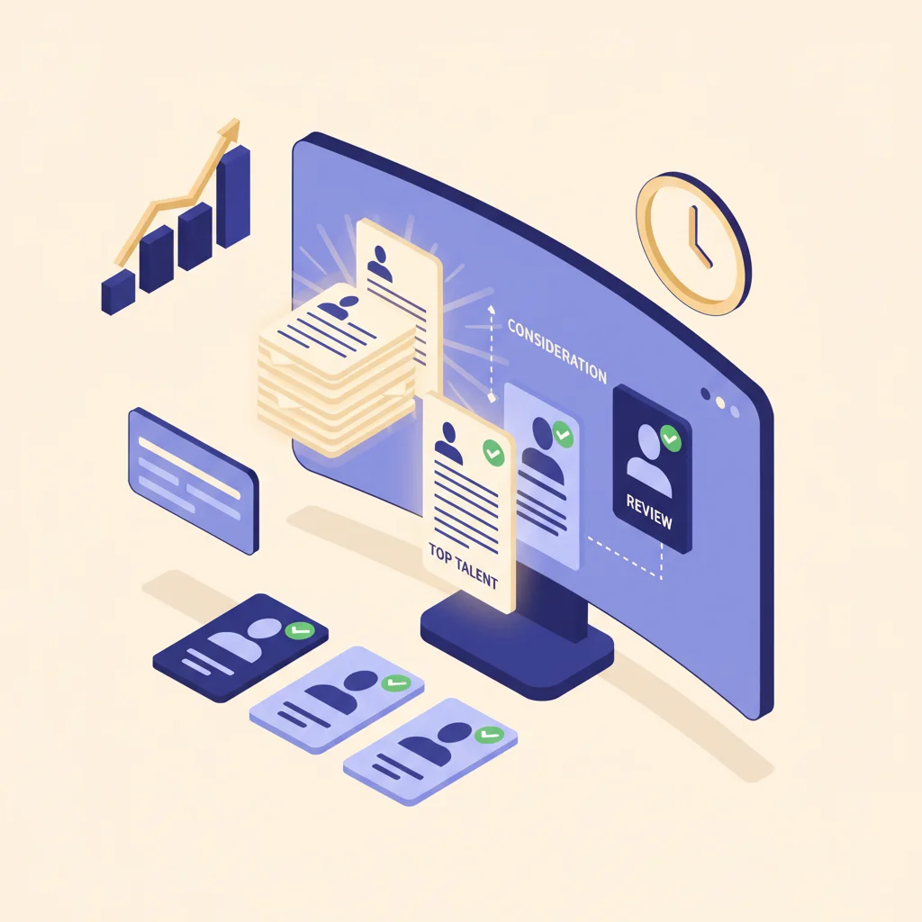 Recruitment & Hiring automation illustration